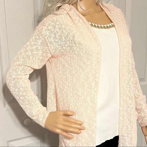 HOLLISTER Pink Cardigan Ladies Sweater Medium/Large - Picture 8 of 16